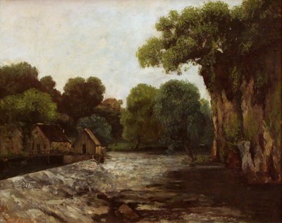 The Mill Dam by Gustave Courbet